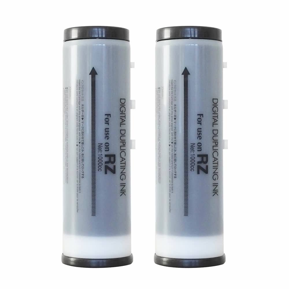 激安価格 REインク Z S-4245/REインクFタイプ S-6951/REインクFIIタイプ S-8165 RO-RZ 1000ml 2本 黒  リソー RISO 理想科学工業 印刷機汎用インク格安販売