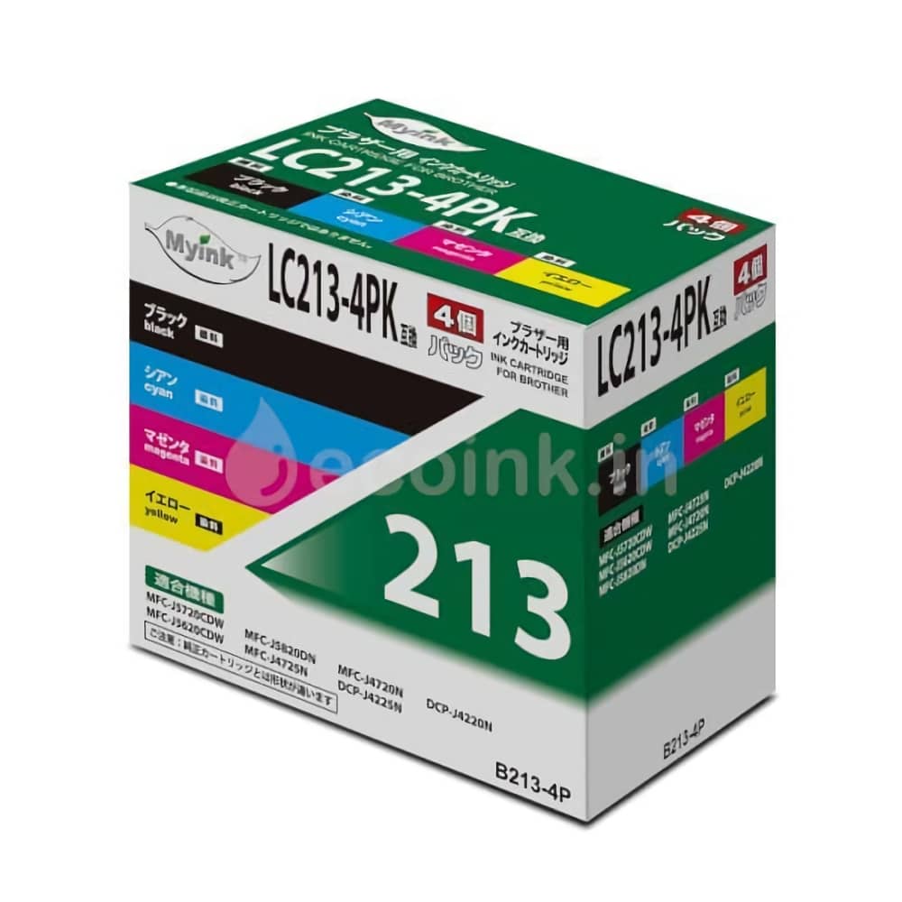 激安価格 LC213-4PK 4色パック 互換インクカートリッジ ブラザー brotherインク格安販売