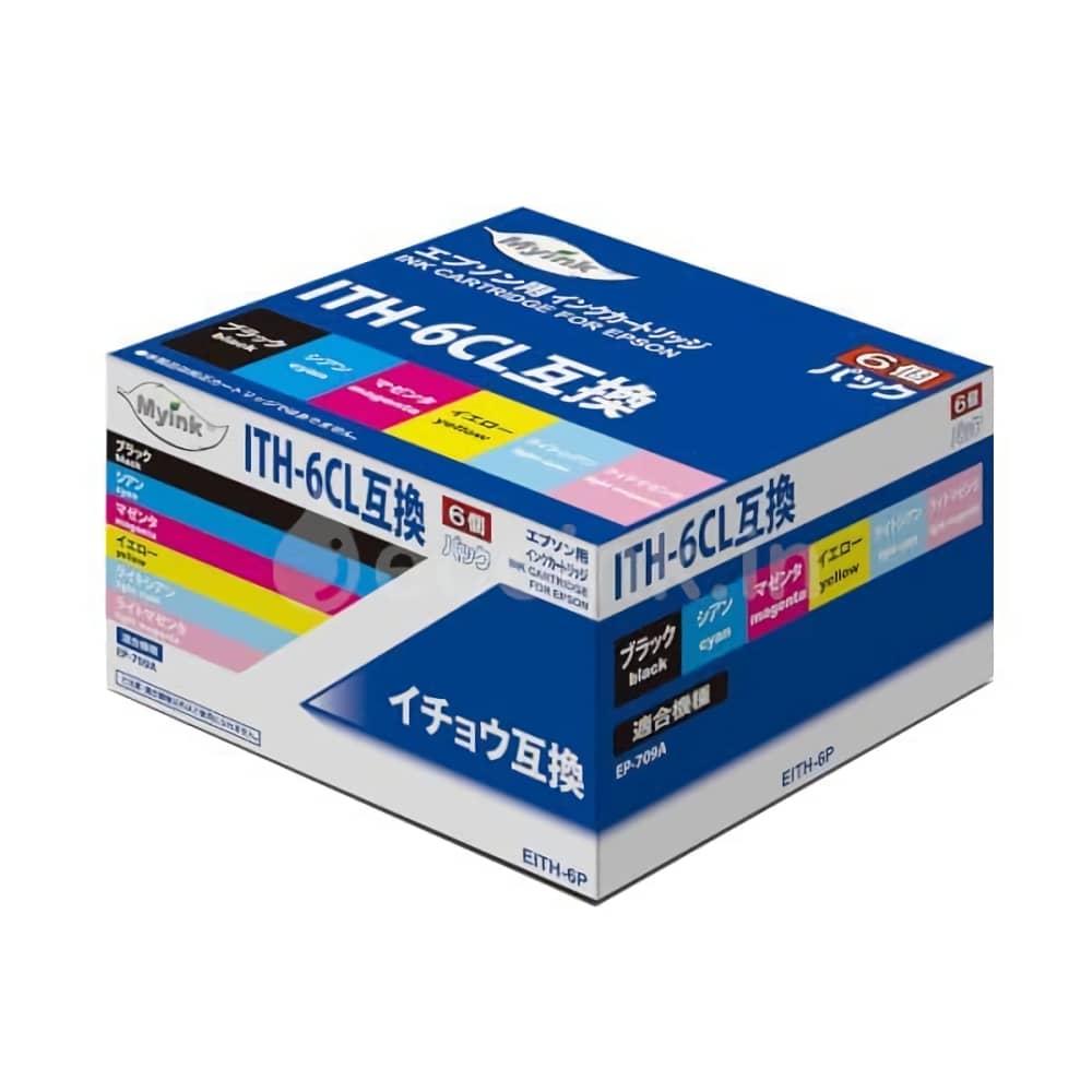 EPSON  ・ ITH  6CL  6色セット　互換・プリンターインク