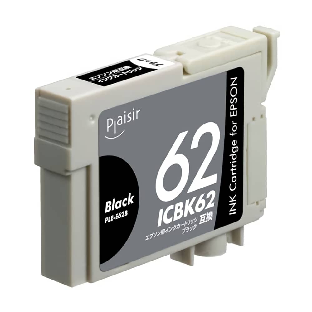 ICBK62 ブラック PLE-E62B 互換インクカートリッジ