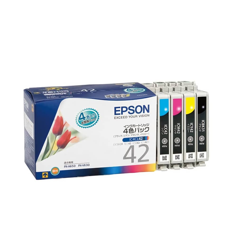 エプソン EPSON IC4CL42 4色パック 純正インクカートリッジ