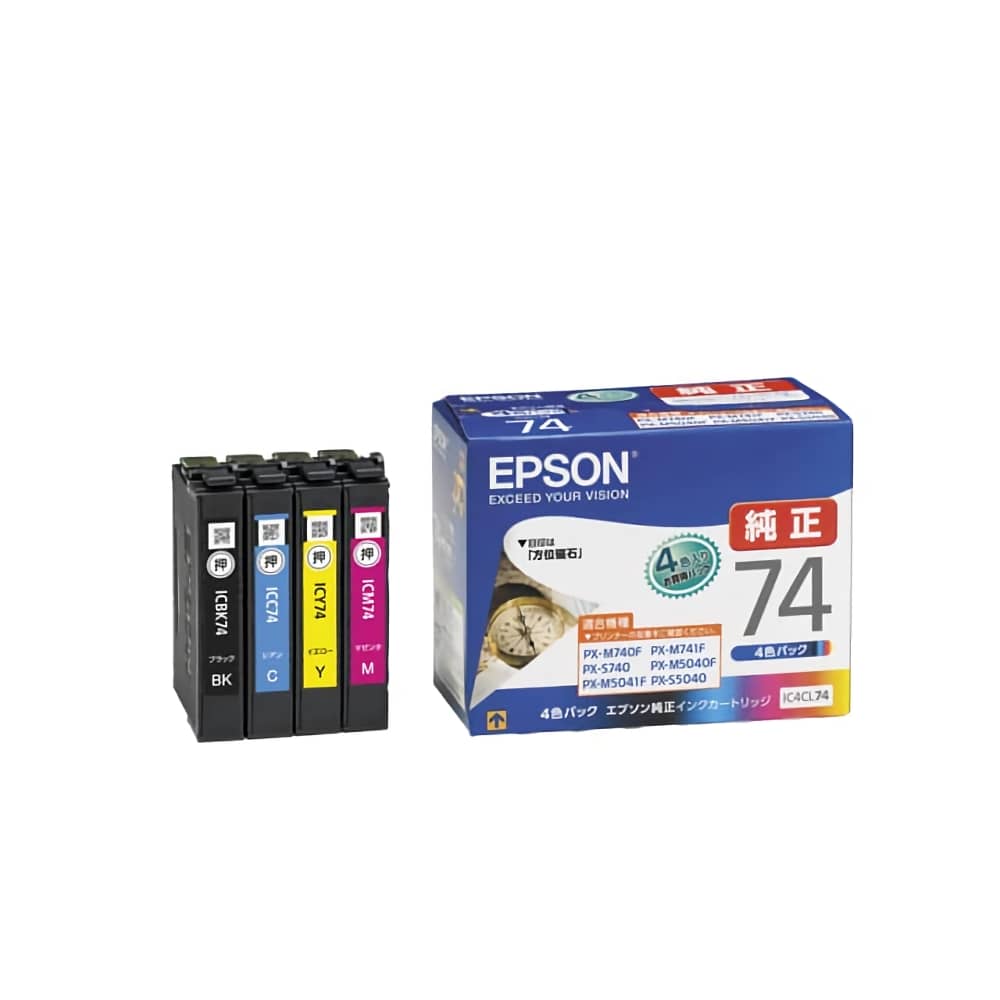 エプソン EPSON IC4CL74 4色パック 純正インクカートリッジ