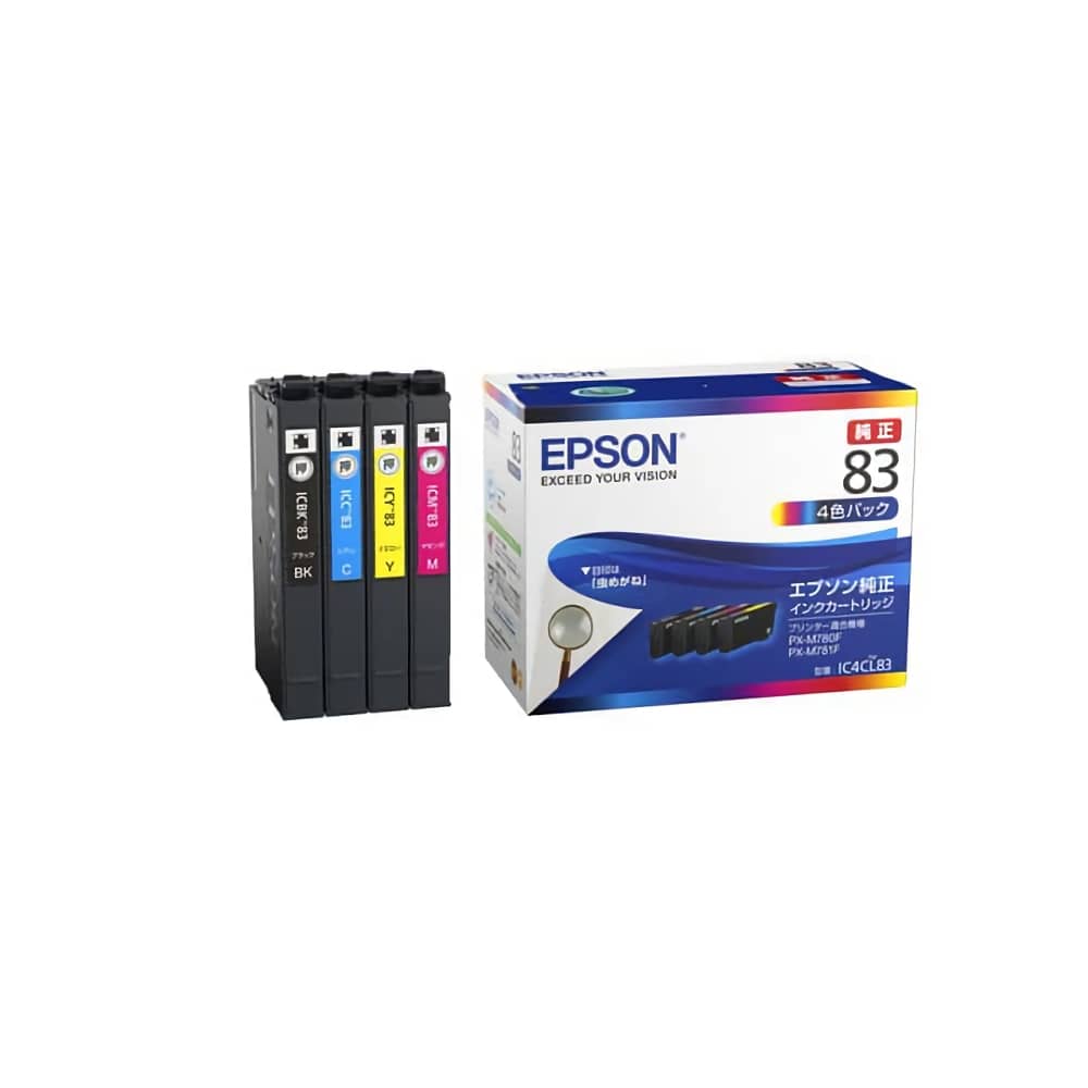エプソン EPSON IC4CL83 4色パック 純正インクカートリッジ