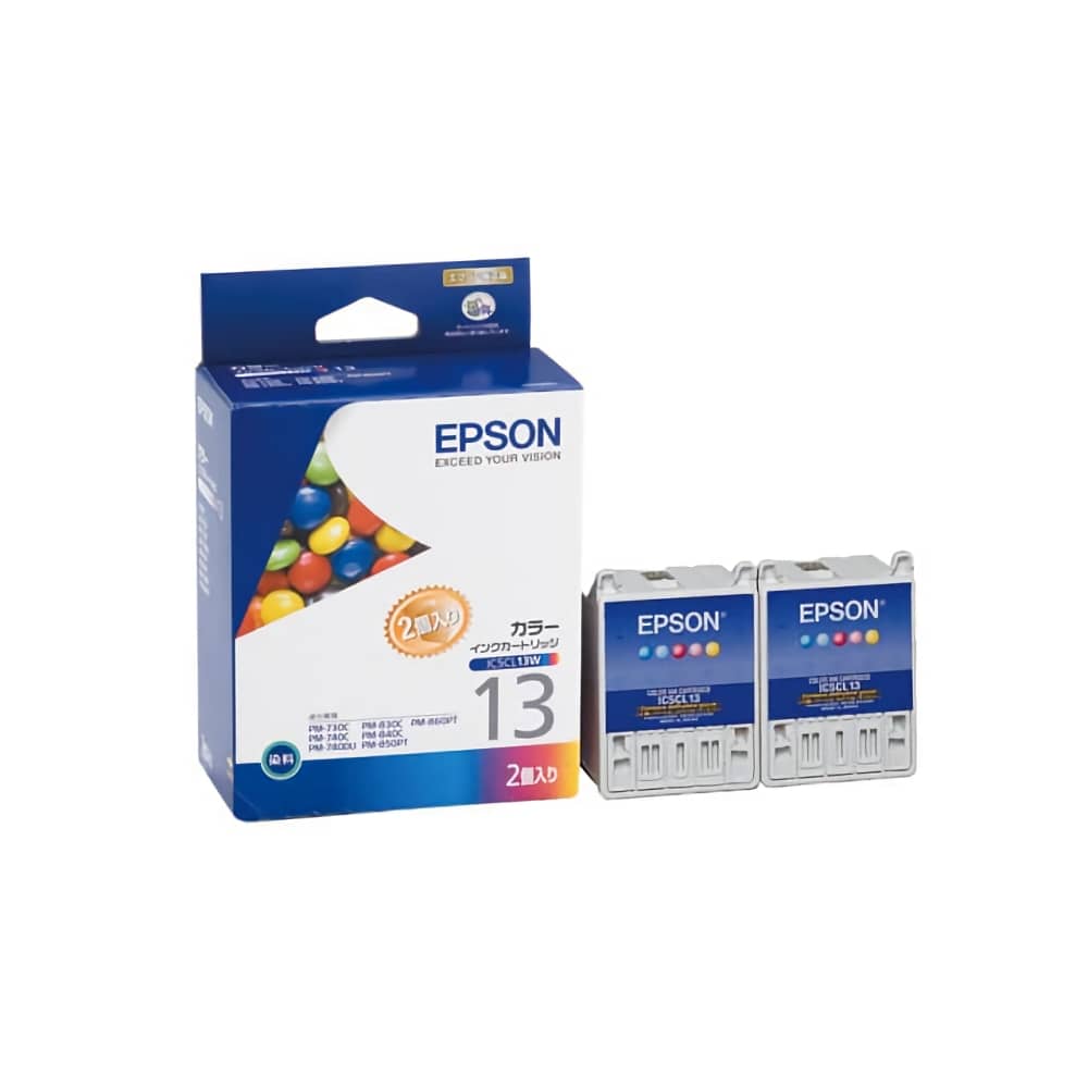 エプソン EPSON IC5CL13W カラー 2個パック 純正インクカートリッジ