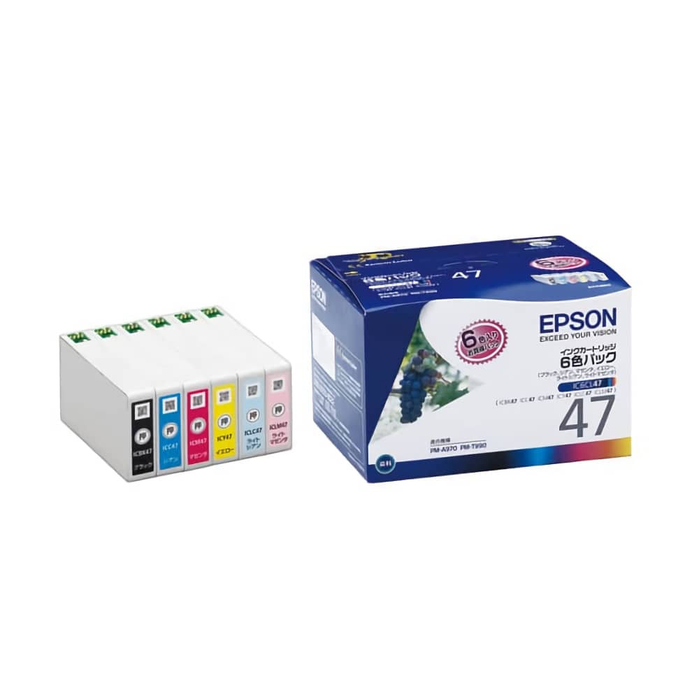 エプソン EPSON IC6CL47 6色パック 純正インクカートリッジ