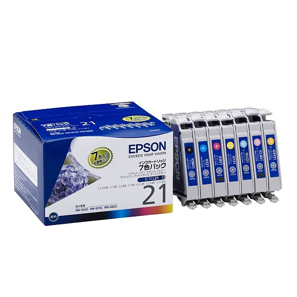 エプソン EPSON IC7CL21 7色パック 純正インクカートリッジ