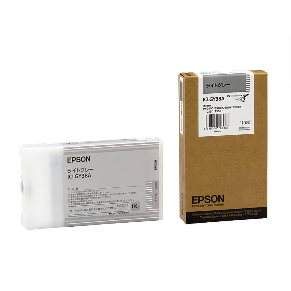 エプソン EPSON ICLGY38A ライトグレー 純正インクカートリッジ