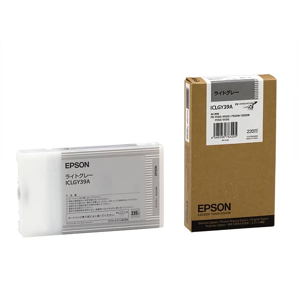 エプソン EPSON ICLGY39A ライトグレー 純正インクカートリッジ