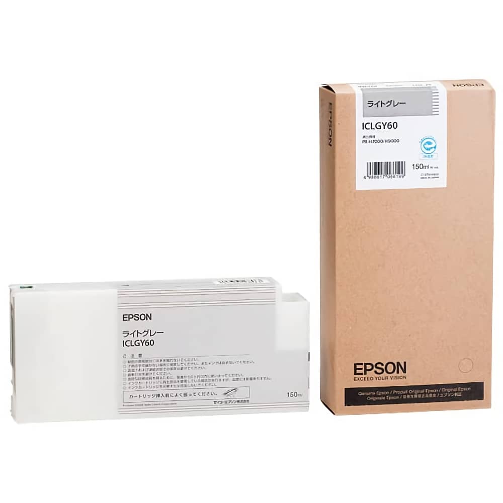 エプソン EPSON ICLGY60 ライトグレー 純正インクカートリッジ
