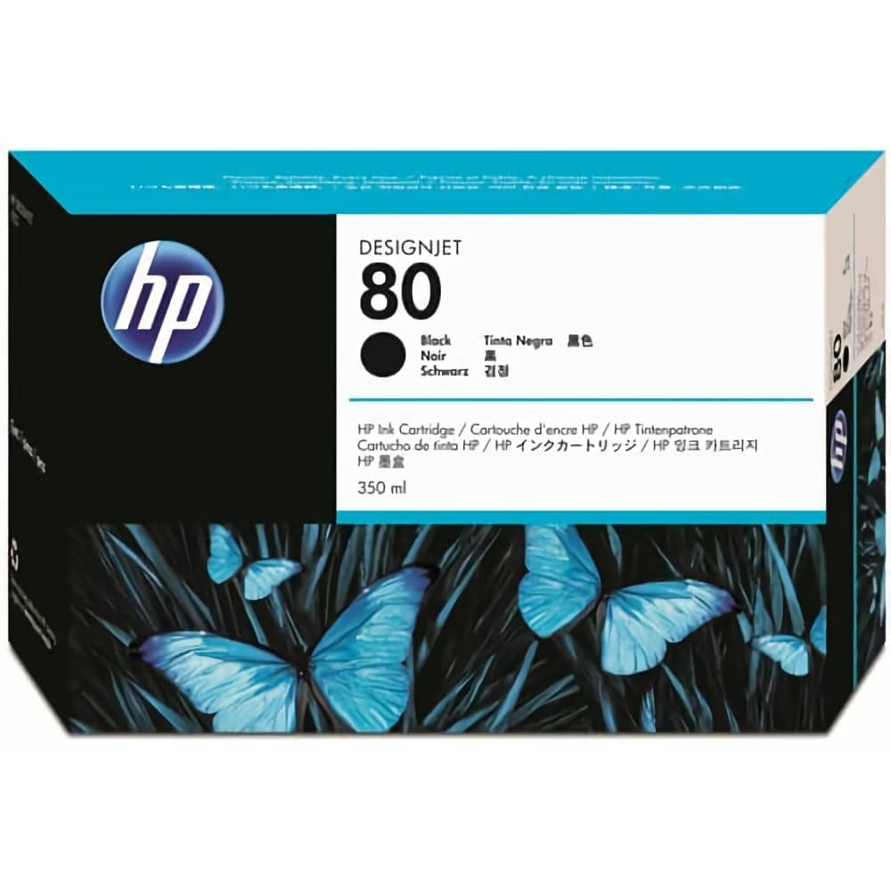 ヒューレット・パッカード HP HP80 C4871A ブラック 純正インクカートリッジ