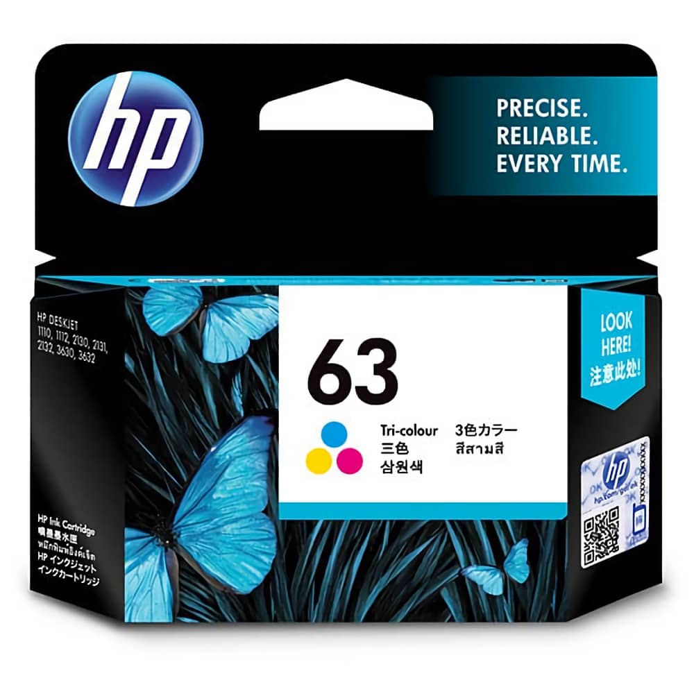 ヒューレット・パッカード HP HP63 F6U61AA 3色カラー 純正インクカートリッジ