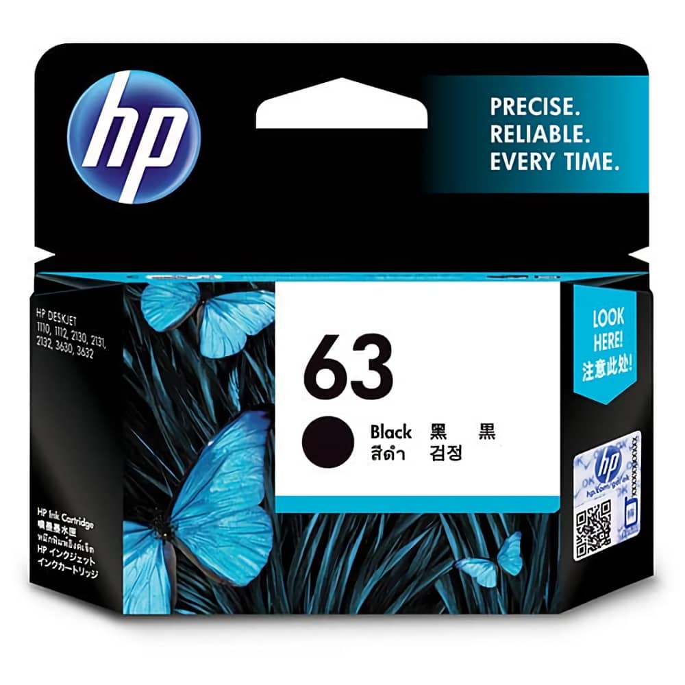ヒューレット・パッカード HP HP63 F6U62AA ブラック 純正インクカートリッジ