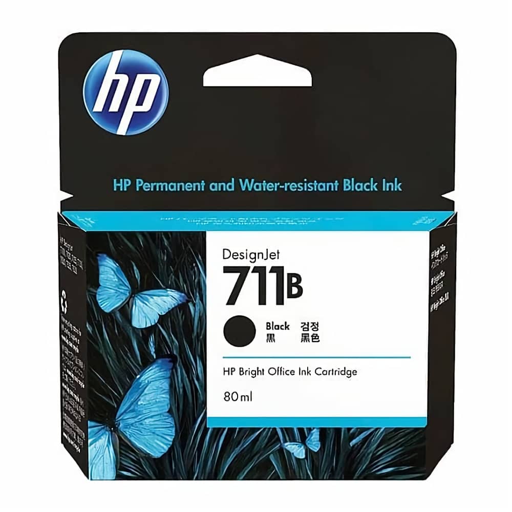 ヒューレット・パッカード HP 対応 HP711B 3WX01A ブラック 純正インクカートリッジ