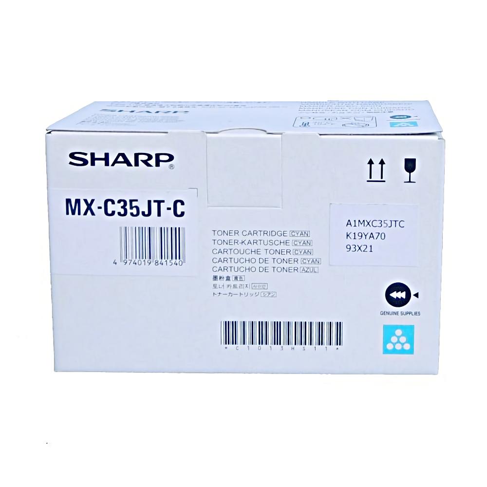 シャープ SHARP MX-C35JT-C 純正 シアン 純正トナー