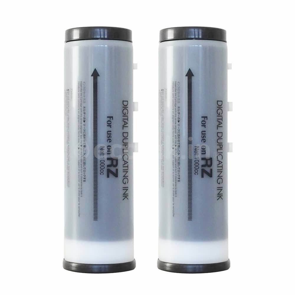 REインク Z S-4245/REインクFタイプ S-6951/REインクFIIタイプ S-8165 RO-RZ 1000ml 黒 印刷機汎用インク  2本