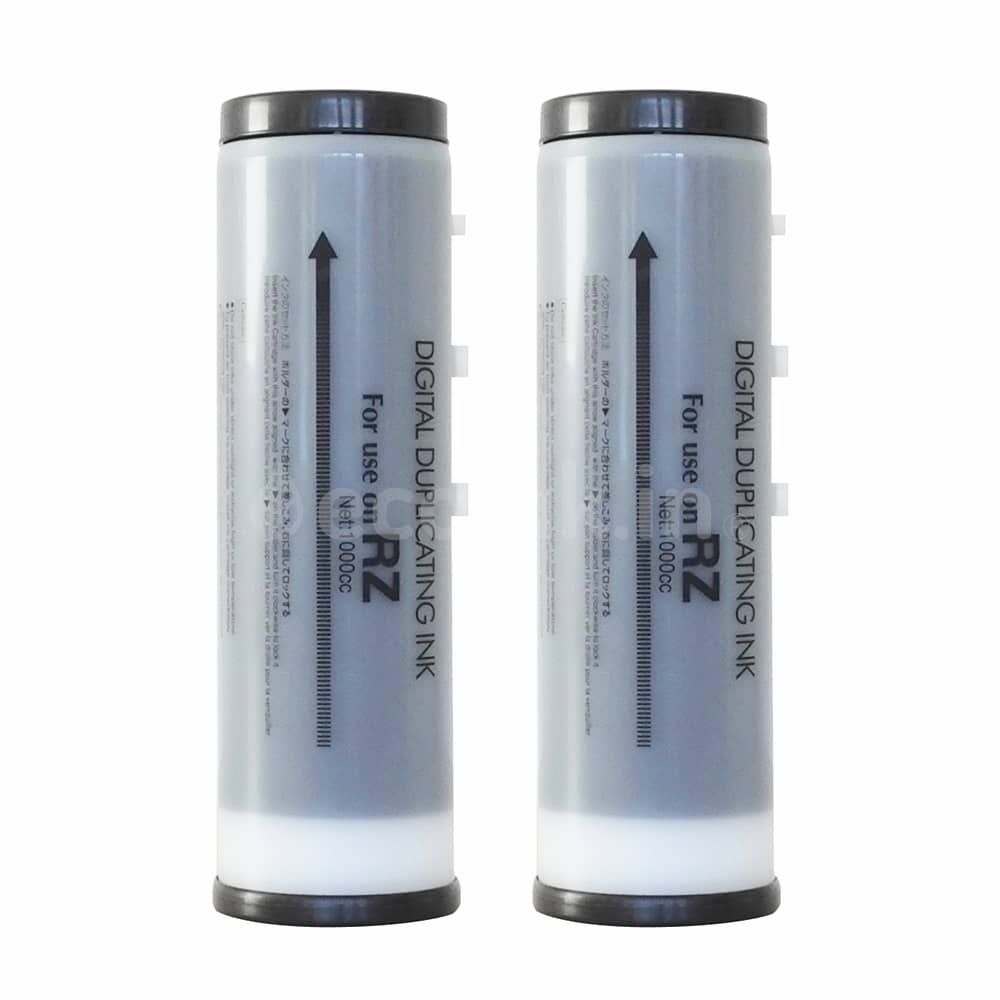 ZタイプHD Zインク S-4253/S-4841 インクIタイプ FIIタイプ RO-RZ 1000ml 黒 印刷機汎用インク 2本