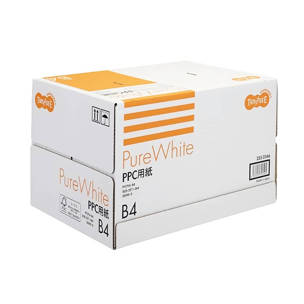  TANOSEE コピー用紙(PPC用紙) Pure White B4 5,000枚  コピー用紙