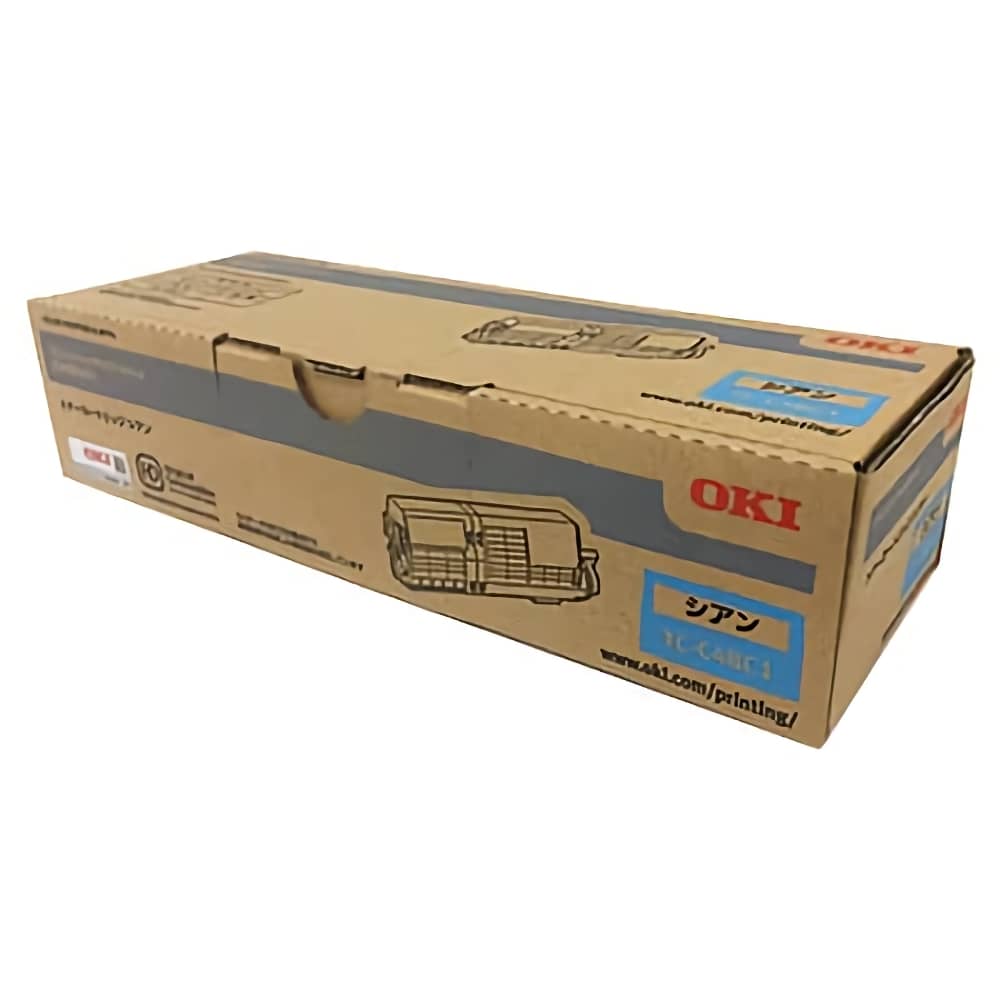 沖データ OKI TC-C4BC1 トナーカートリッジ シアン 純正・海外・汎用トナー