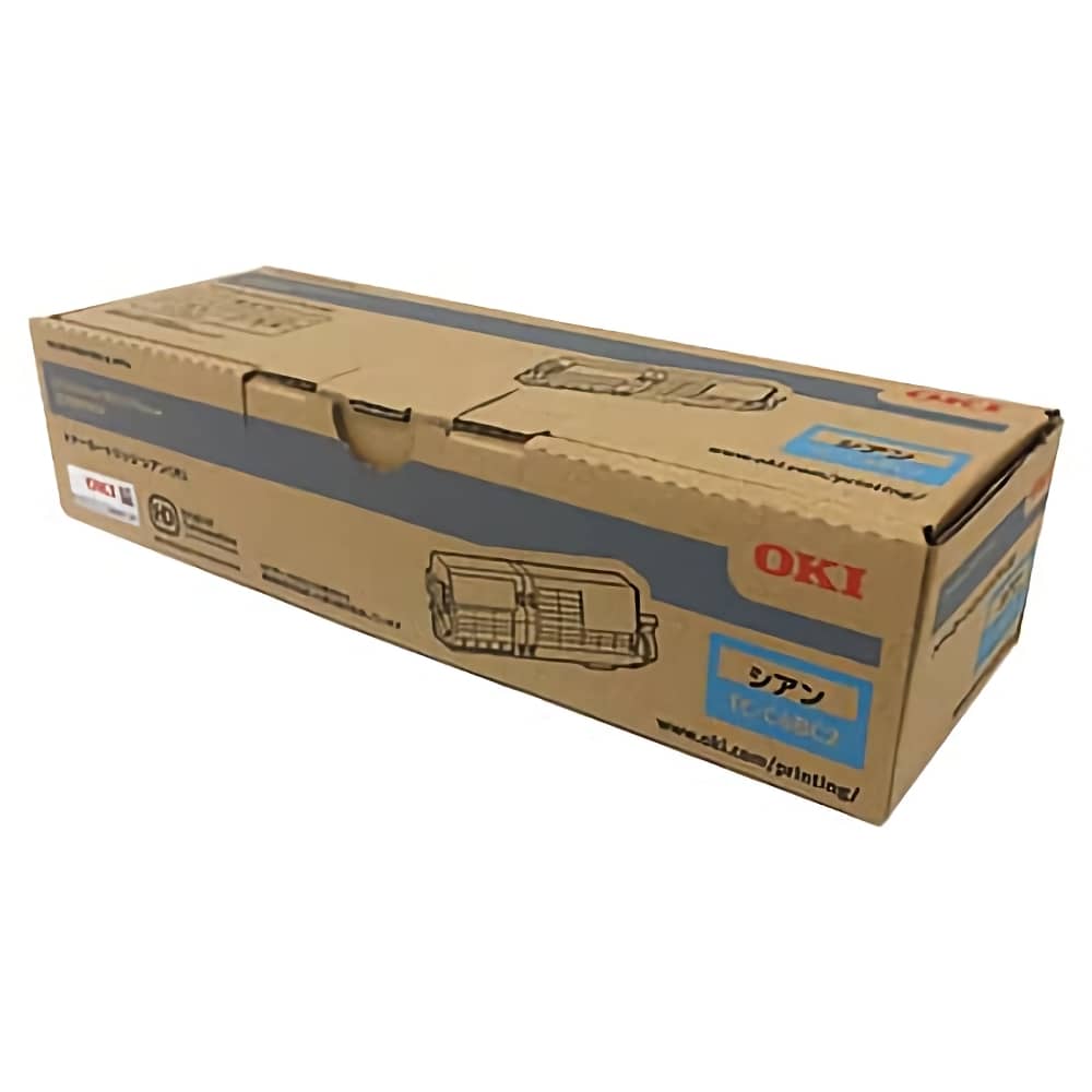 沖データ OKI TC-C4BC2 トナーカートリッジ シアン 純正・海外・汎用トナー