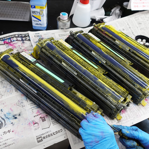 リサイクルトナーの部品・部材の品質管理